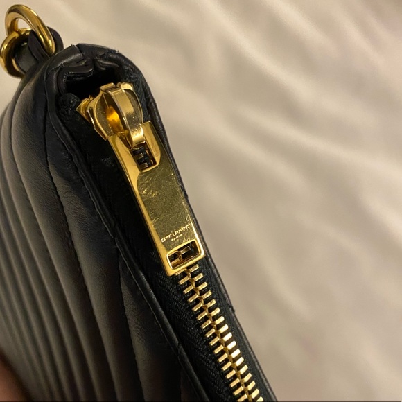 YSL Monogram Document/Tablet Holder in Matelasse Leather - Picture 3 of 7